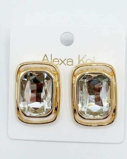 Radiant Cushion Earrings