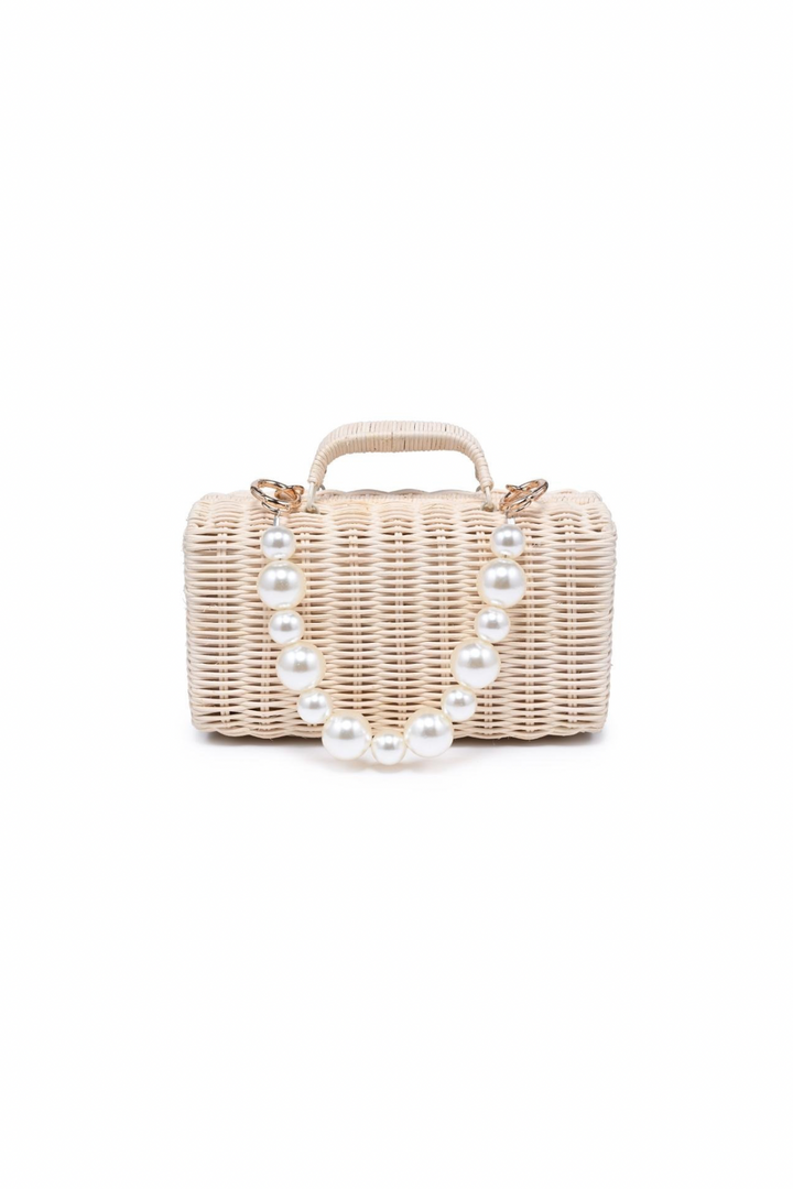 Pearl Coast Woven Handbag [Ivory]