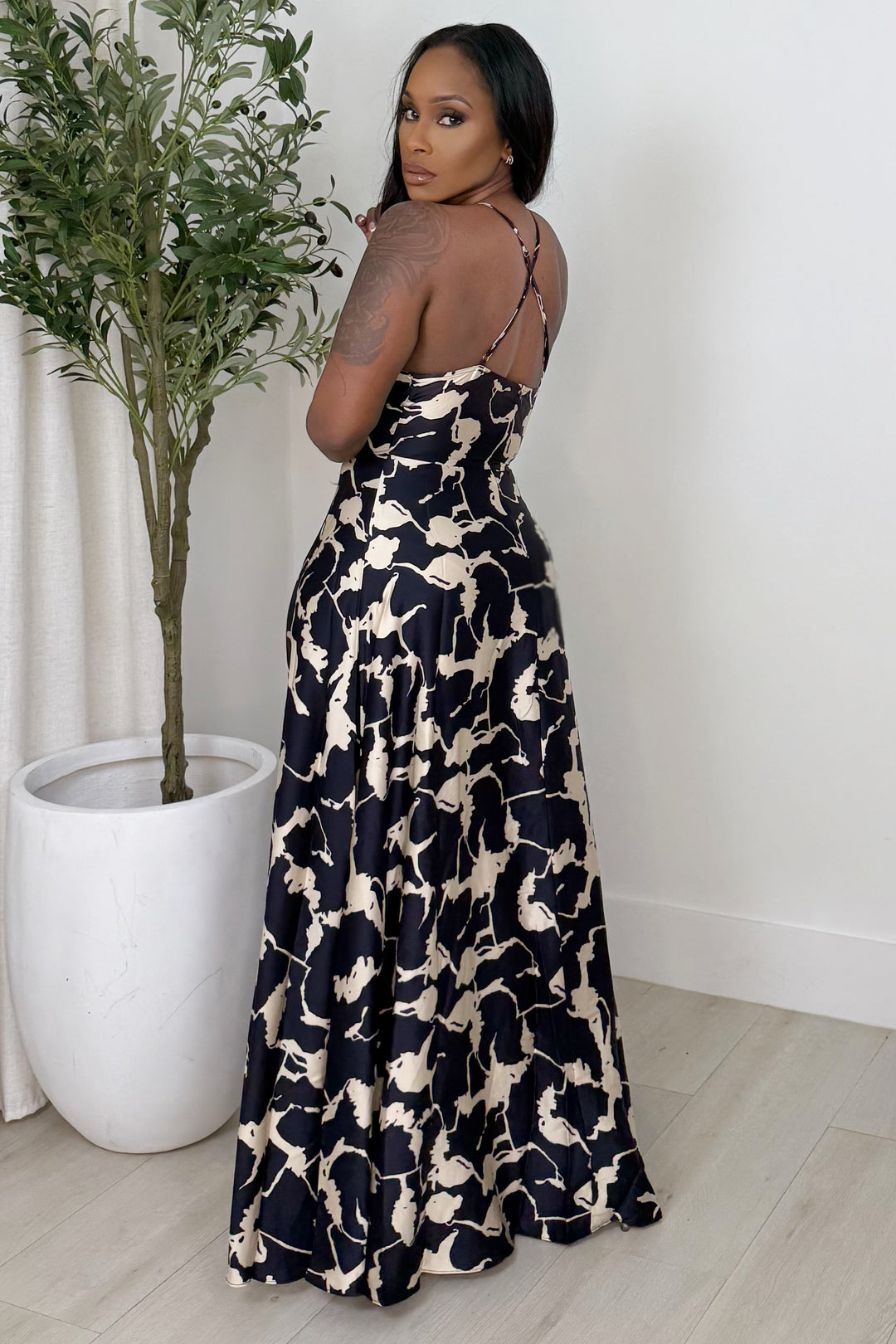 The Abstract Muse Maxi Dress