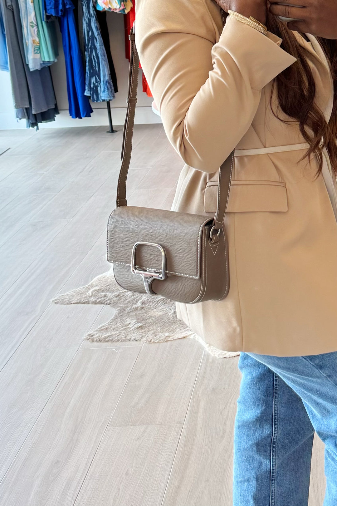 Latch Over Shoulder Bag