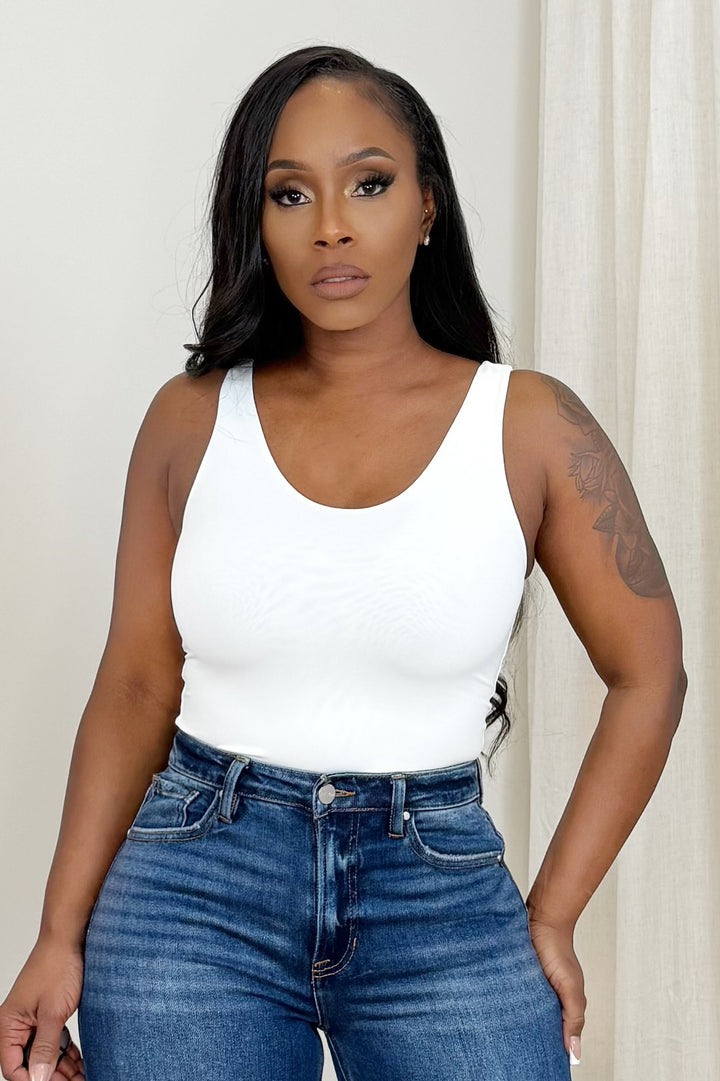 The Essential White Bodysuit