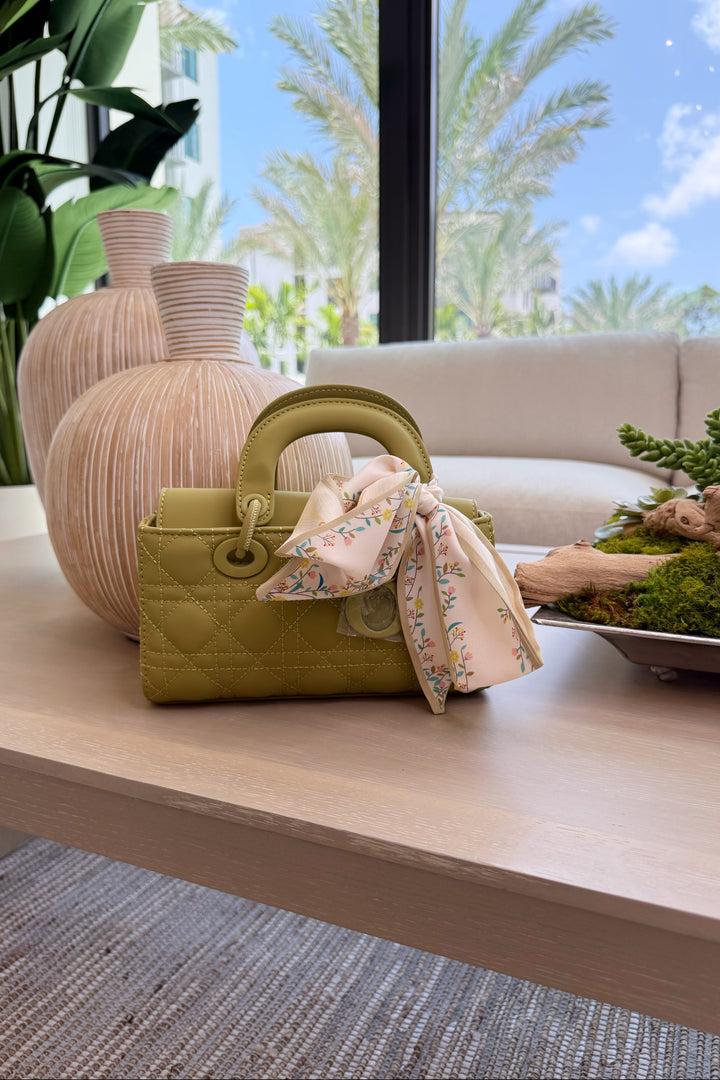 Inspired Scarf Handle Clutch