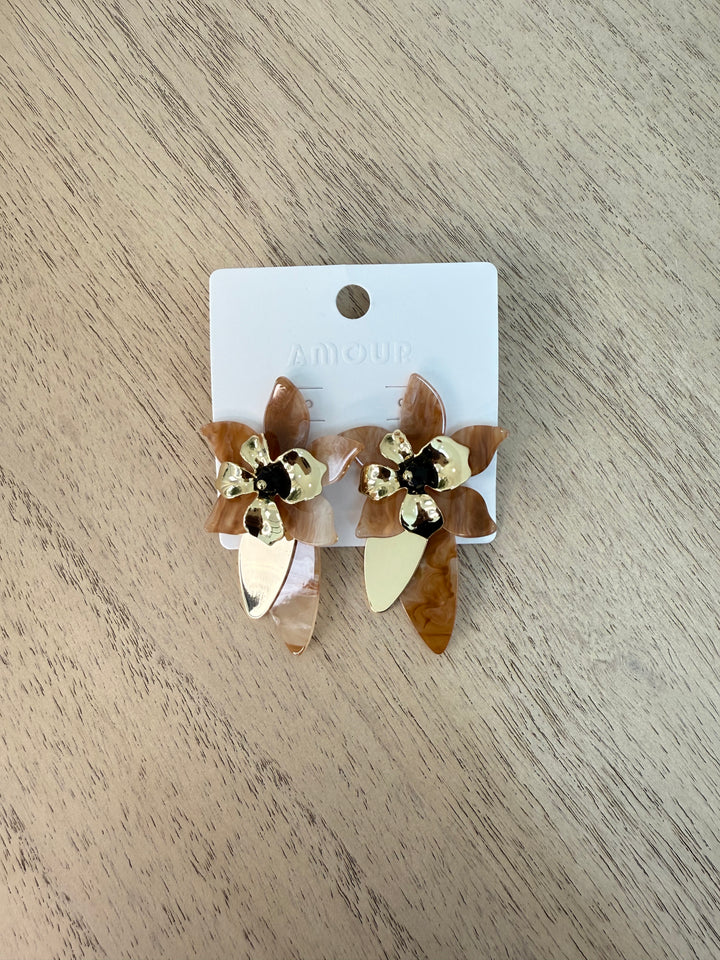Two one star earrings