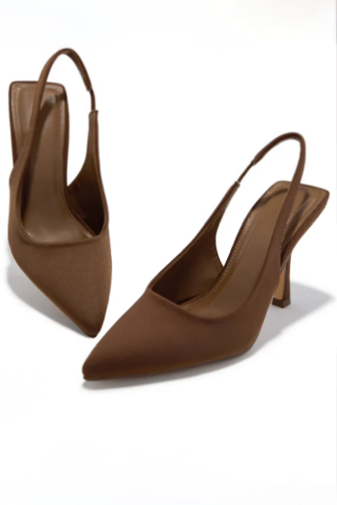 The Luxe Slingback heel (Taupe)