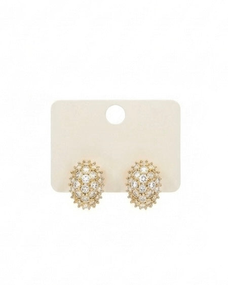 Diamond Crescent Studs