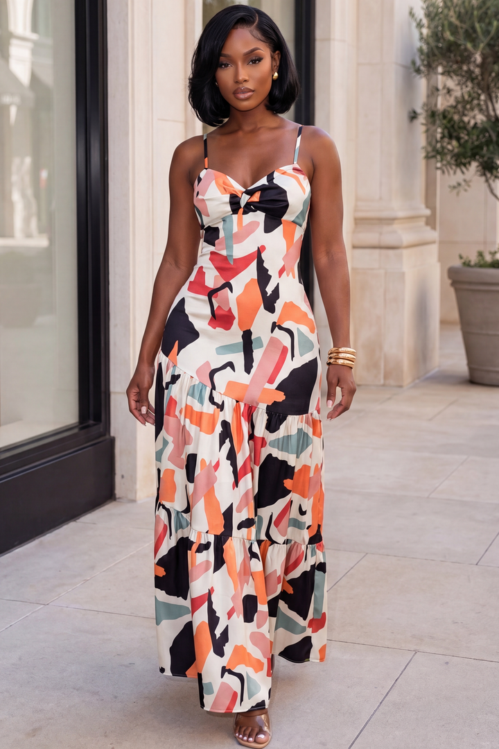 The Abstract Muse Dress [Multi]