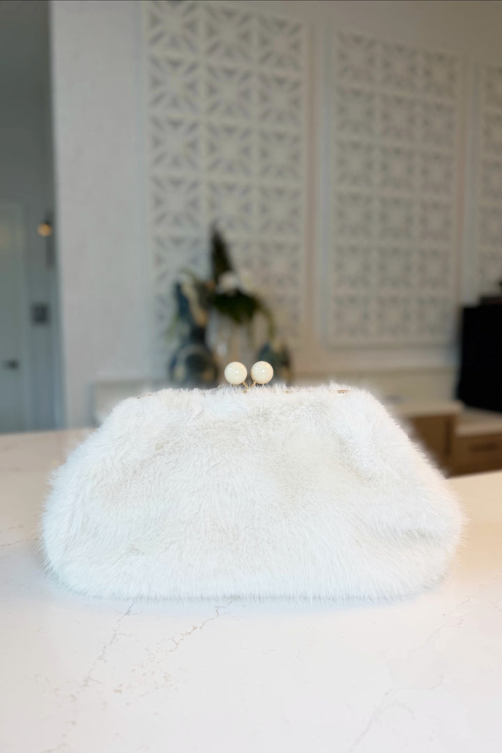 Faux Fur Inspired kisslock Bag