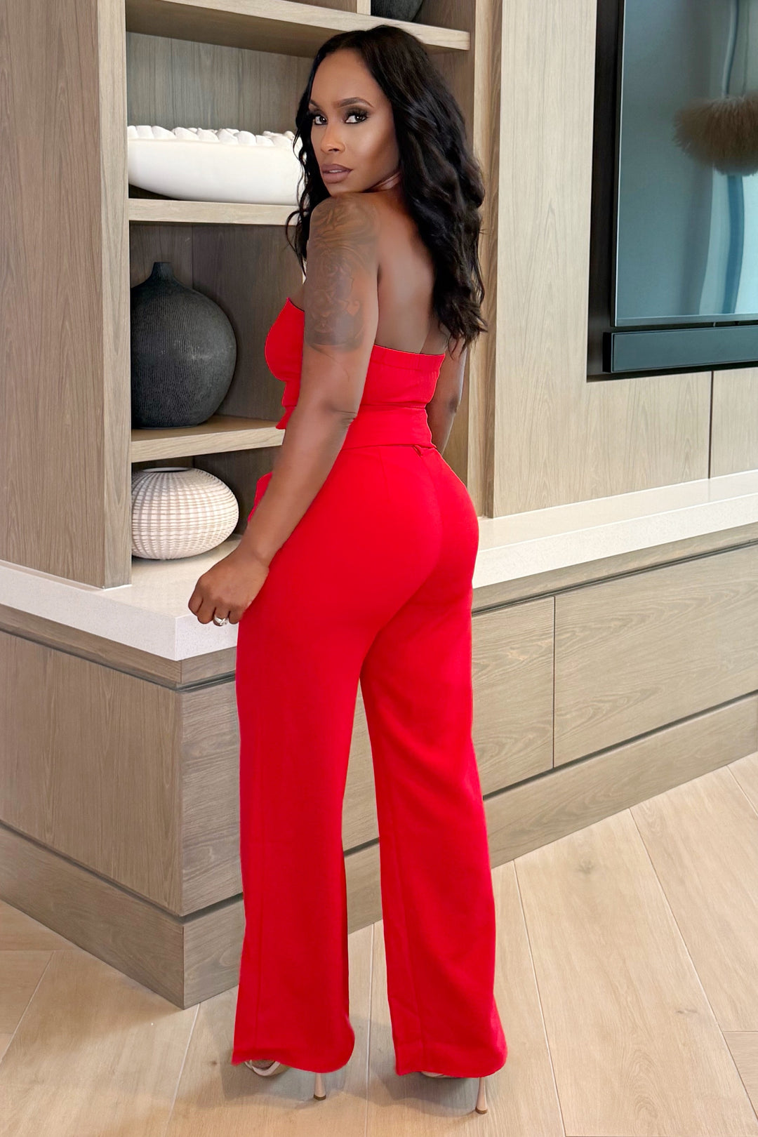 Fierce Tube & Pant Set (Red)