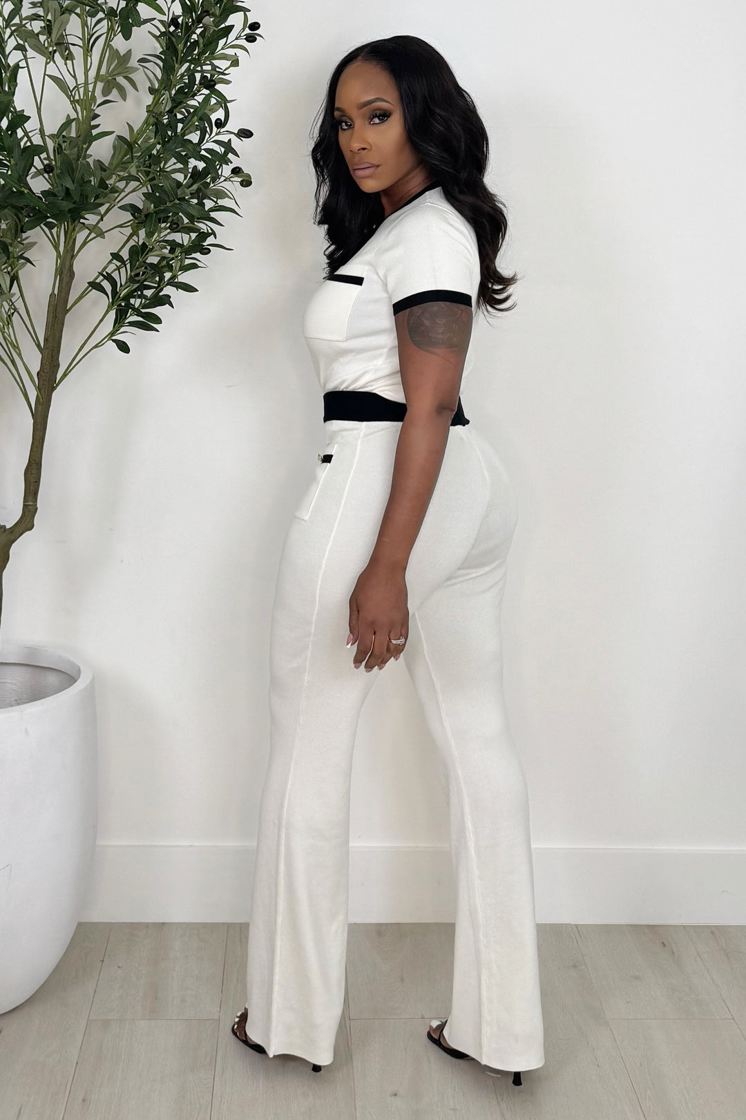 Old Money Luxury Pant Set (White)