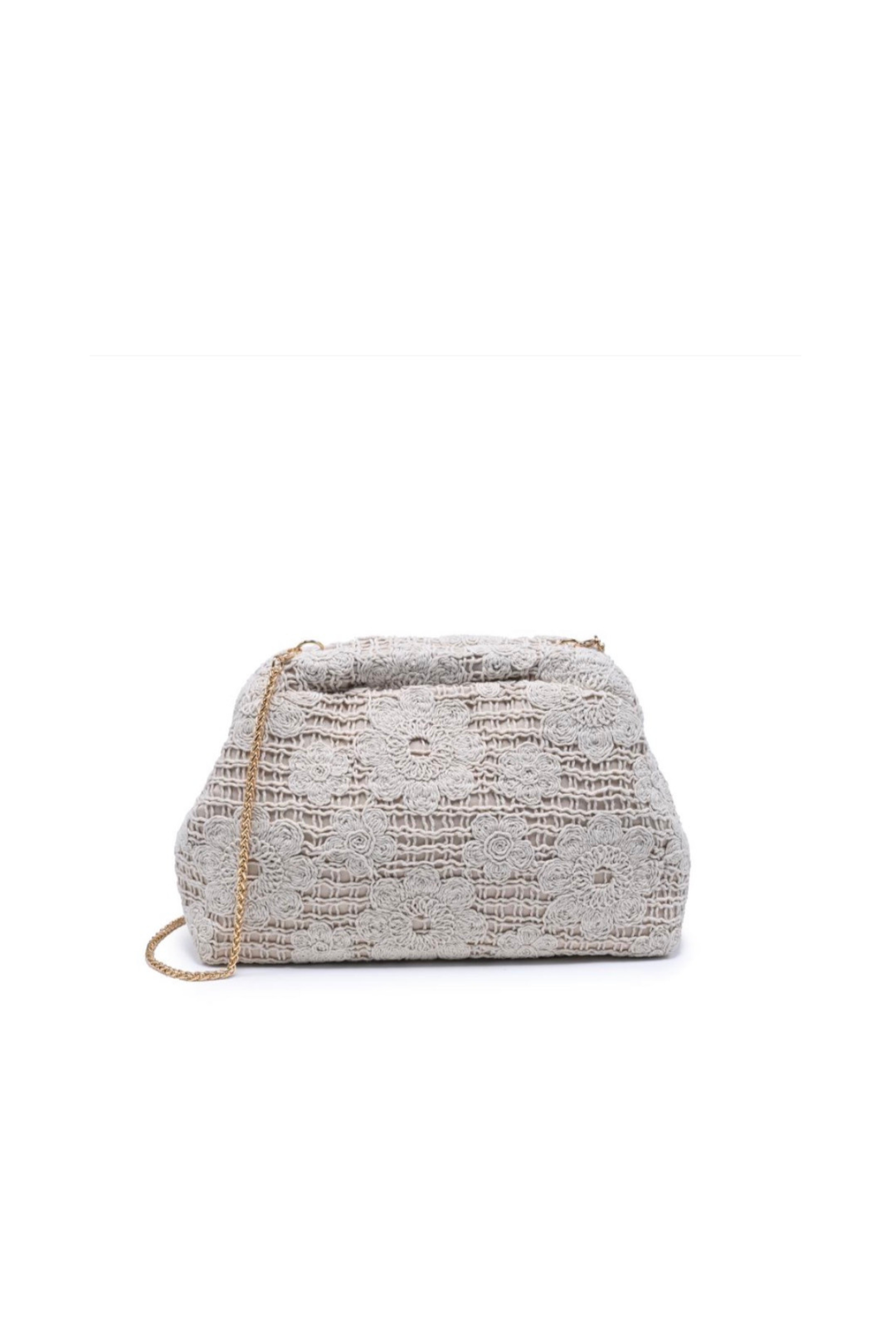 Elegant Bloom Lace Clutch [Ivory Lace]