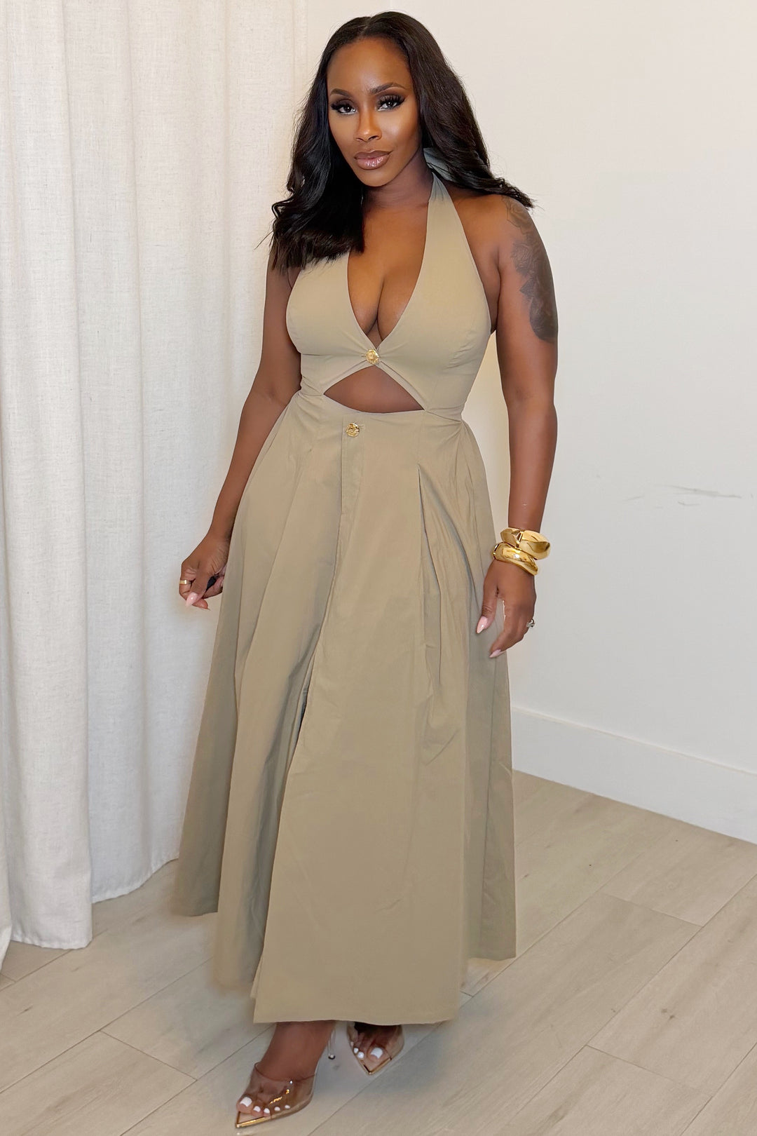 Endless Summer Maxi Dress [Khaki]