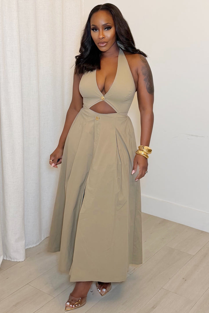 Endless Summer Maxi Dress [Khaki]