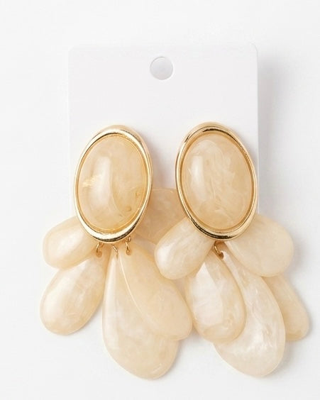 The Petal Cluster Statement Earrings