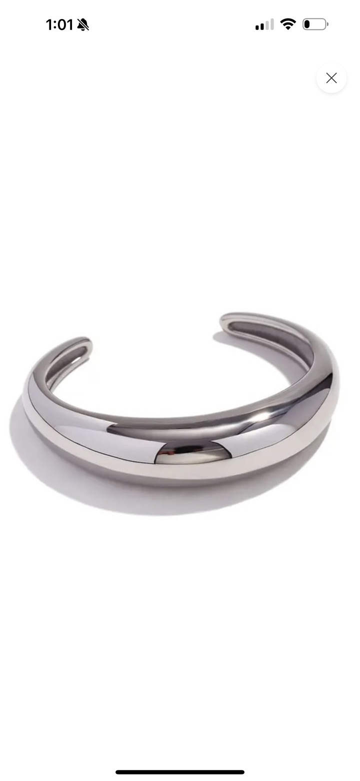 Classic Smooth Open Bracelet