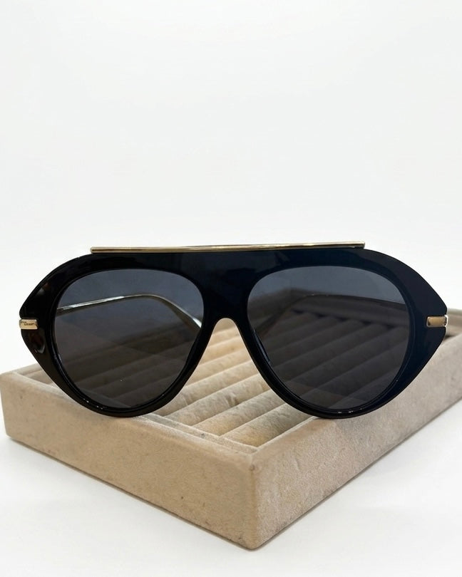 The Flat Top Aviator Sunglasses