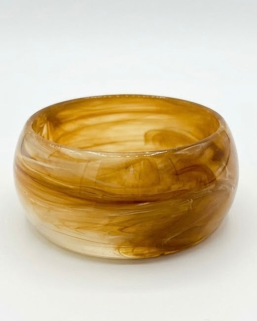 The Caramel Marble Bangle