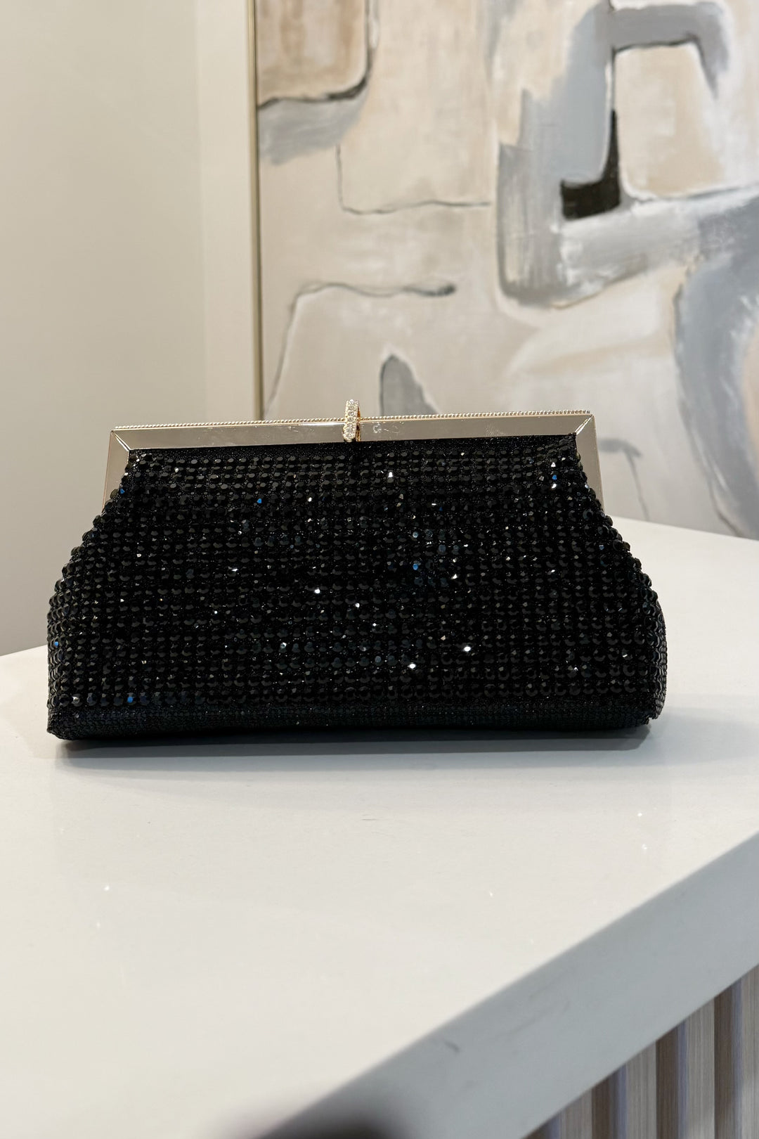 Open Rhinstone clutch