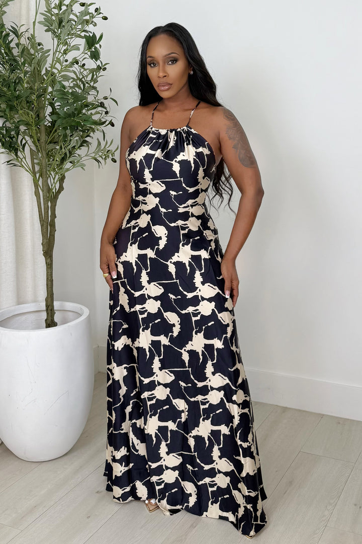 The Abstract Muse Maxi Dress