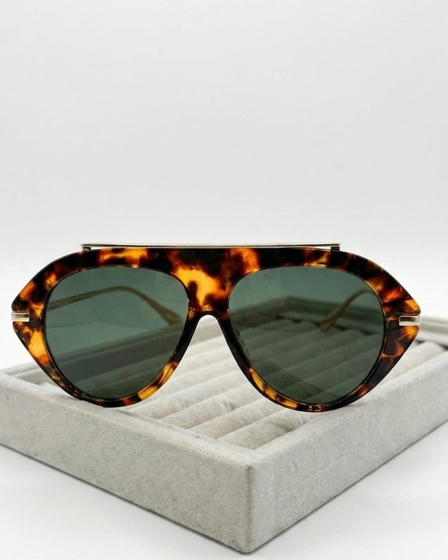 The Flat Top Aviator Sunglasses