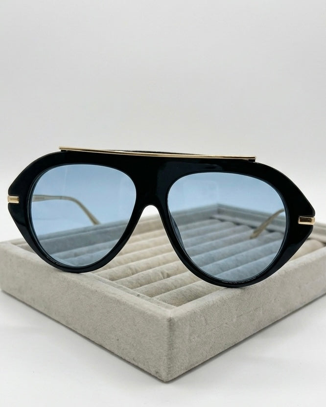 The Flat Top Aviator Sunglasses