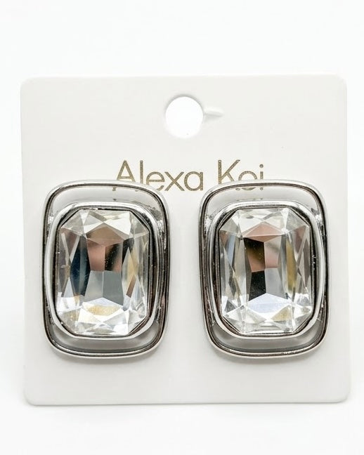 Radiant Cushion Earrings