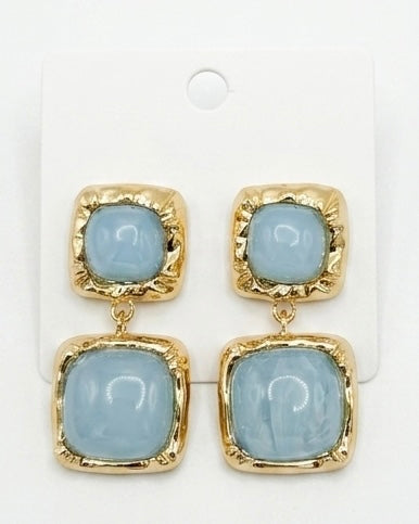 The Retro Cushion Cabochon Drops