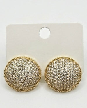 The Pavé Dome Statement Studs