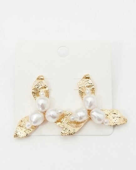 Botanical Pearl Earrings