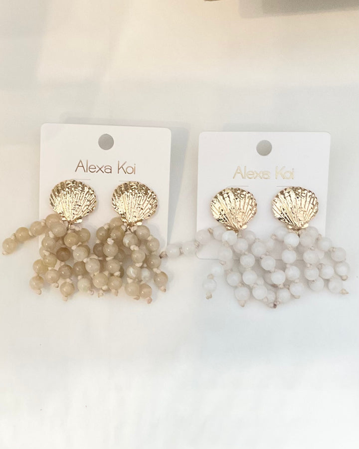 Oceania Shell Drop Earrings