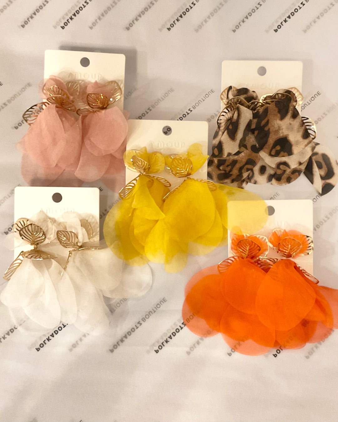 Petal Dropper Earrings