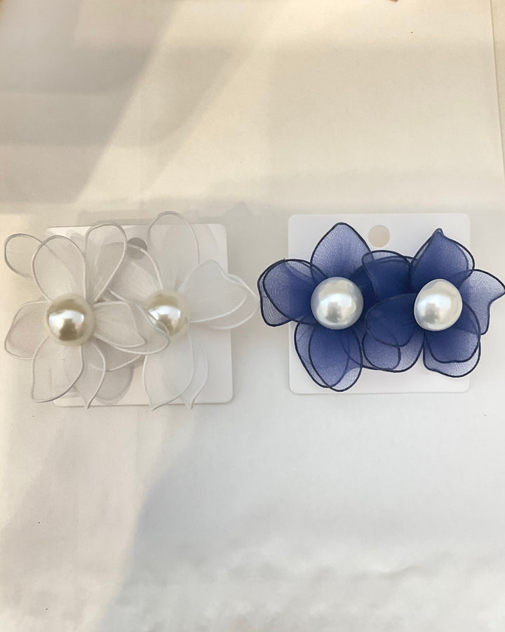 Pearl Blossom earrings