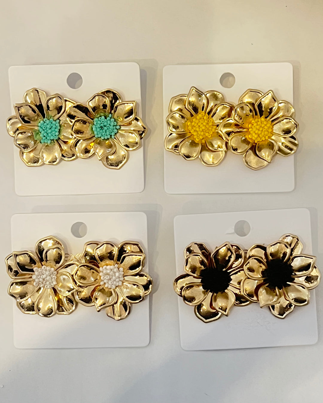Tropic Dahlia Stud Earrings