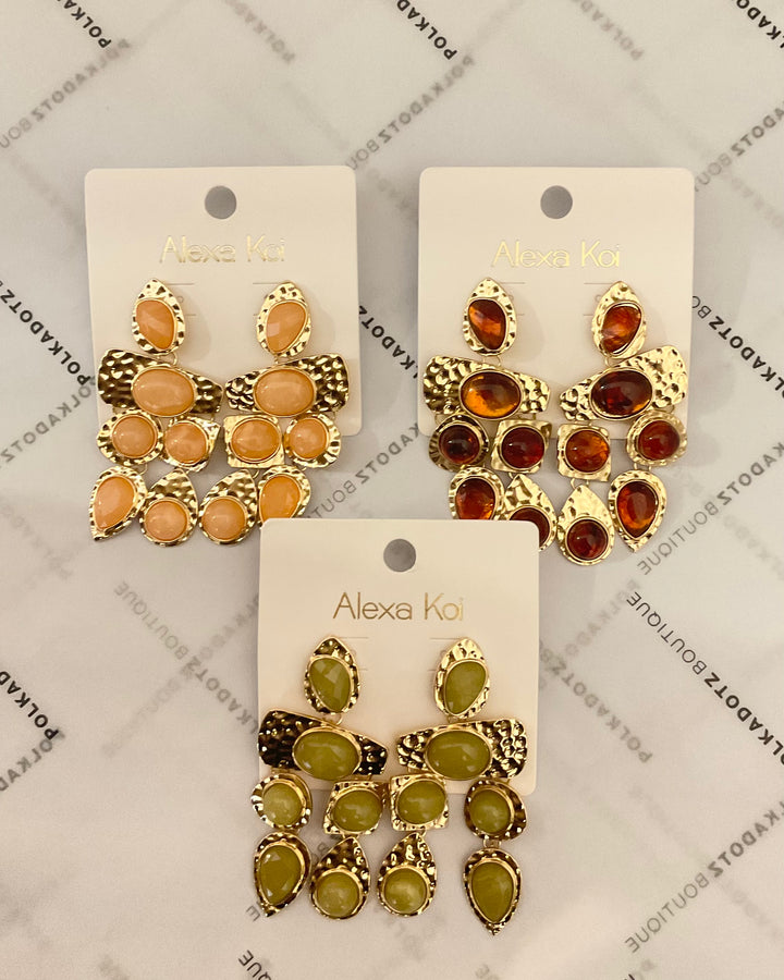 Vintage inspired drop earrings
