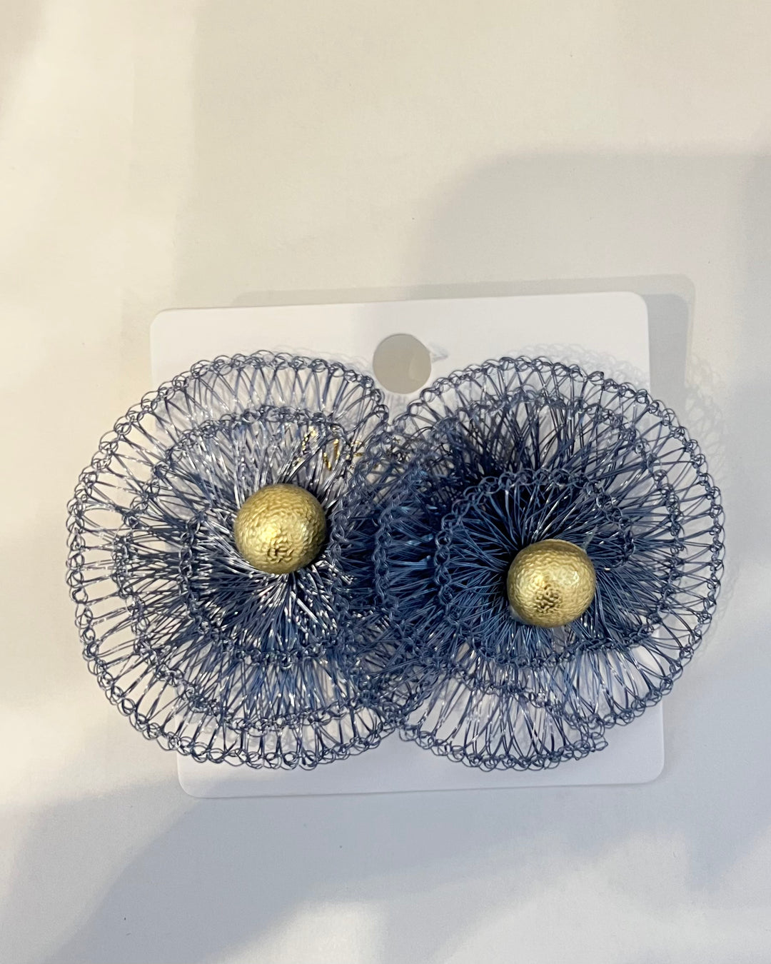 Woven Rose Earrings