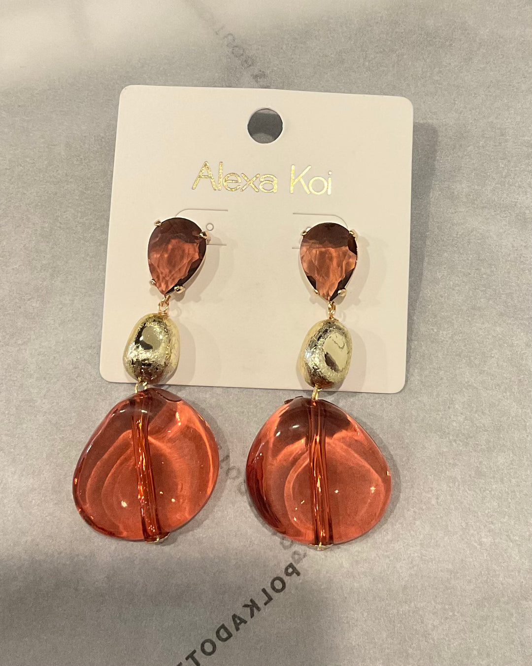 Smoky Quartz Drop Earrings