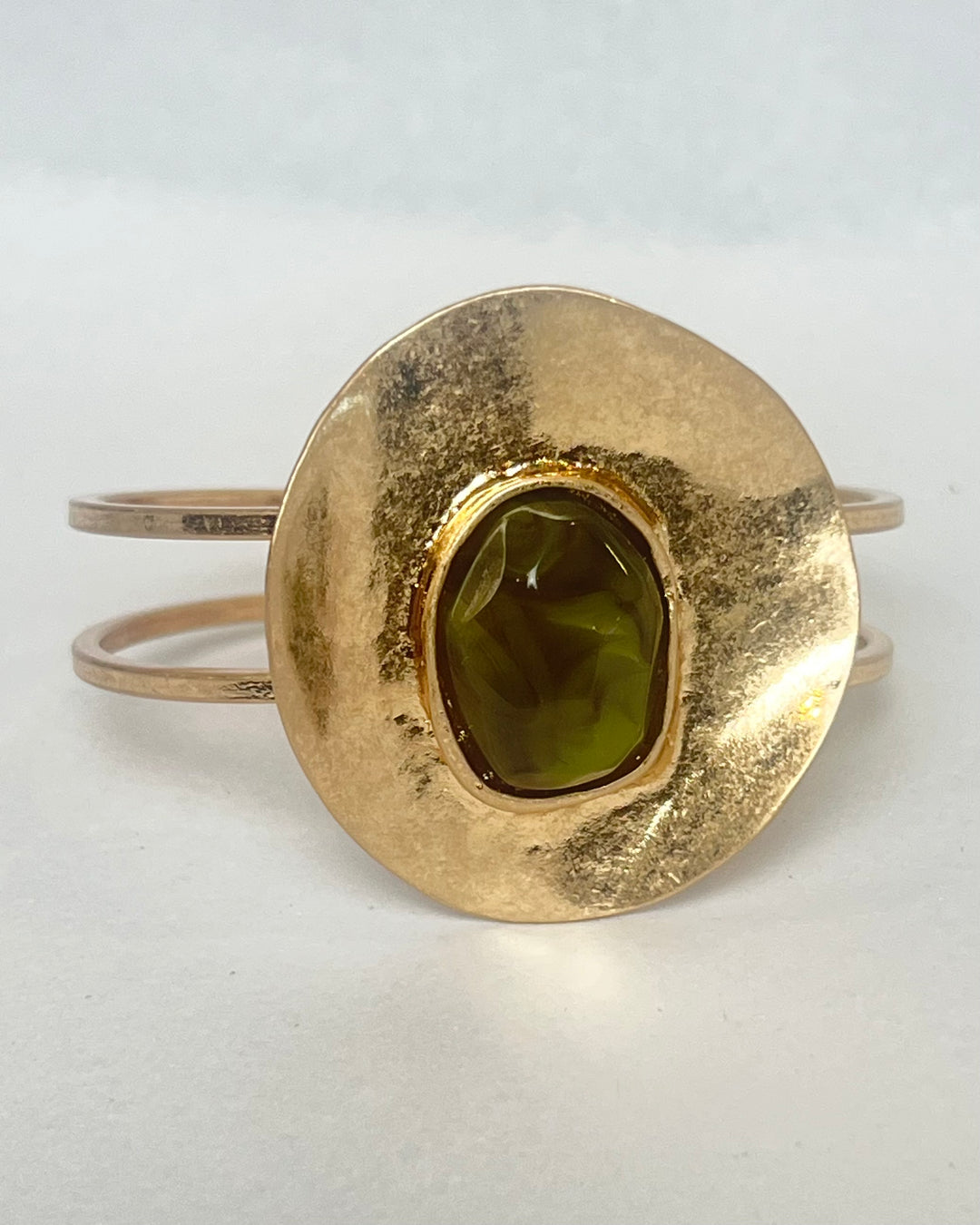 The Aegean Stone Hinged Cuff
