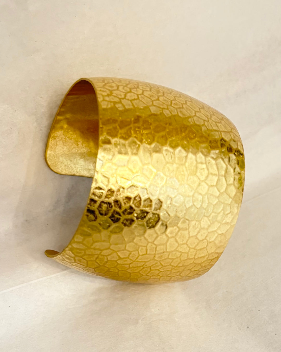 The Honeycomb Gold Cuff