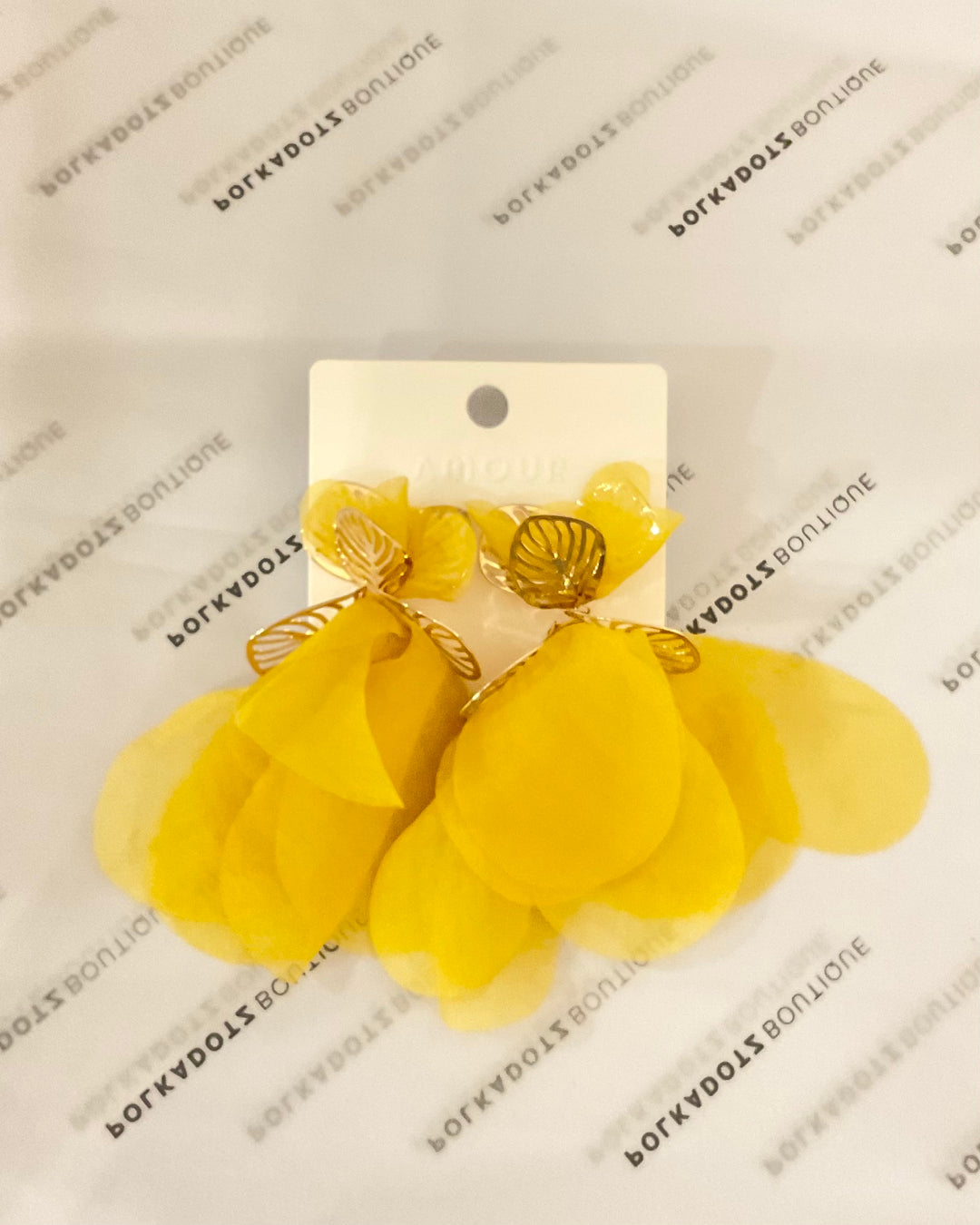 Petal Dropper Earrings