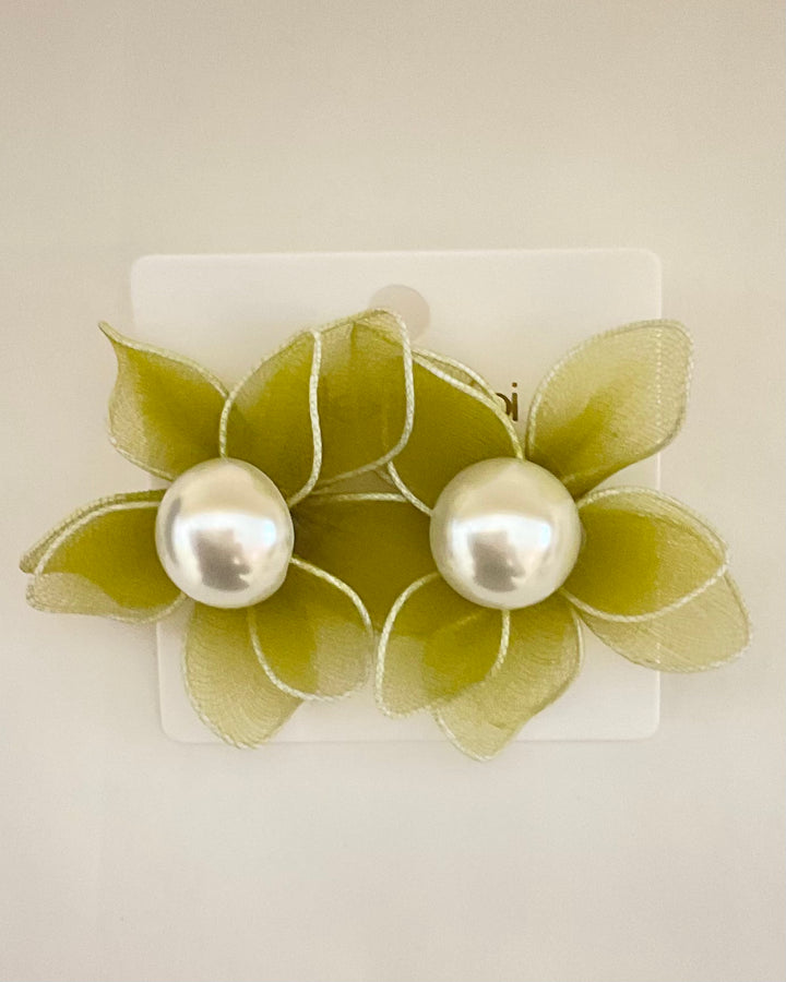 Pearl Blossom earrings