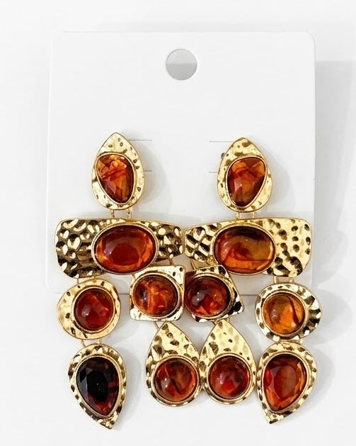 Vintage inspired drop earrings
