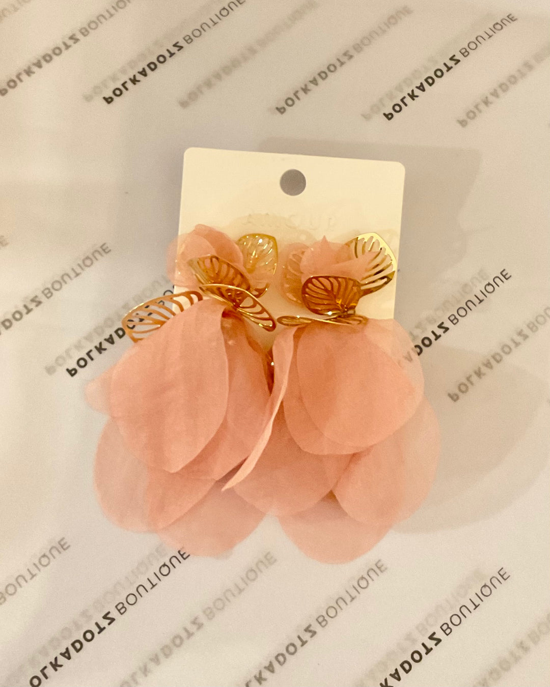 Petal Dropper Earrings