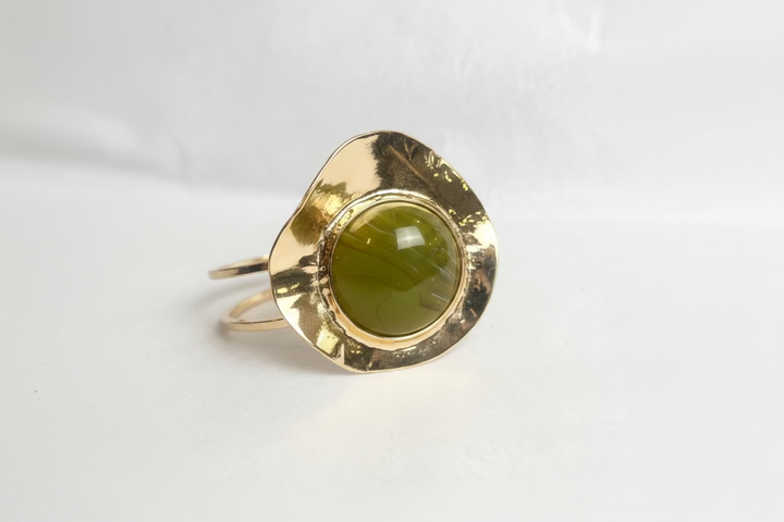 The Aegean Stone Statement Cuff