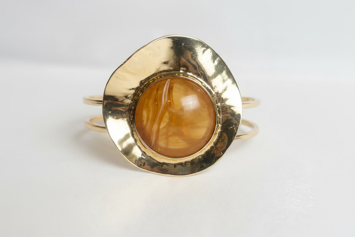 The Aegean Stone Statement Cuff