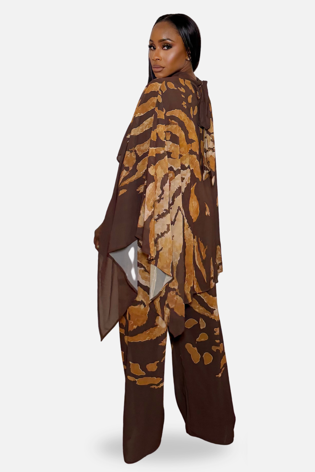 Amara Abstract Flow Set Chocolate Multi