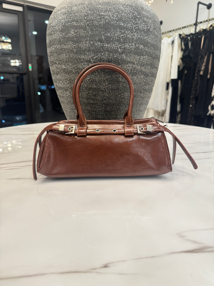 Barrel Bag with buckle detail