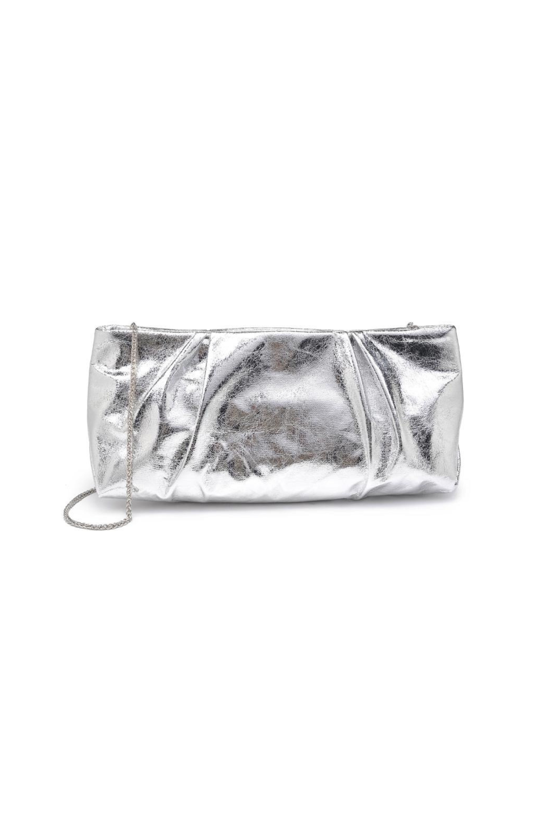 Metallic Foil Open Clutch