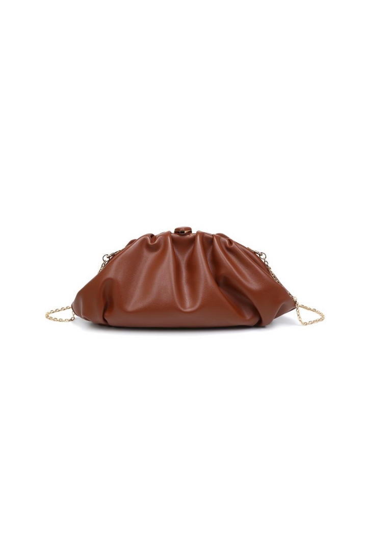 The Amara Ruched Clutch