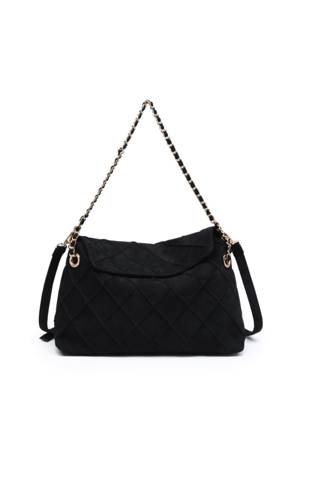 The Velvet Suede Flap Bag