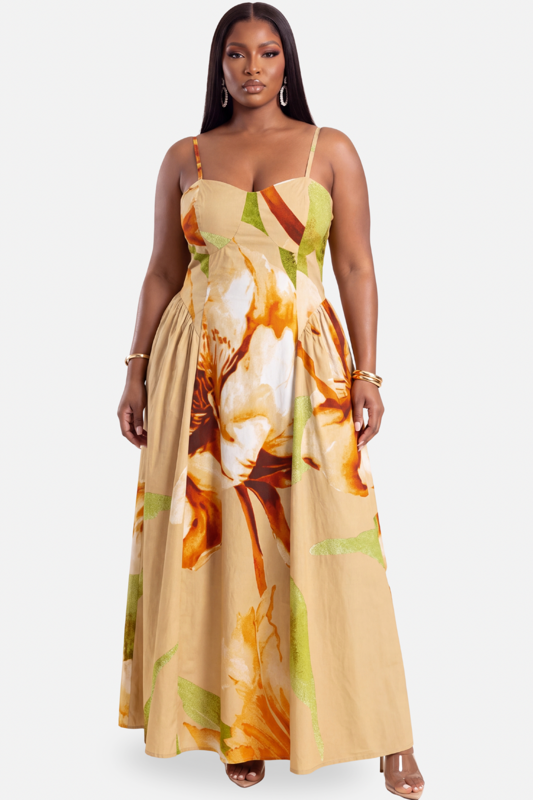 Maya Floral Maxi Dress [Multi]