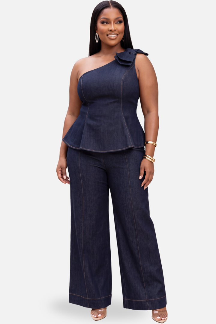 The Nola Denim Set [Dark Wash]